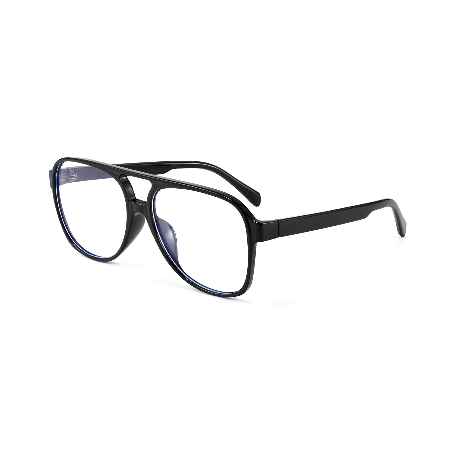 FEISEDY Retro 70s 80s Blue Light Blocking Glasses for Women & Men - Computer Glasses for Gaming, Reading & Office Work - Anti Eyestrain Glasses for PC, Phone & Digital Screen Use