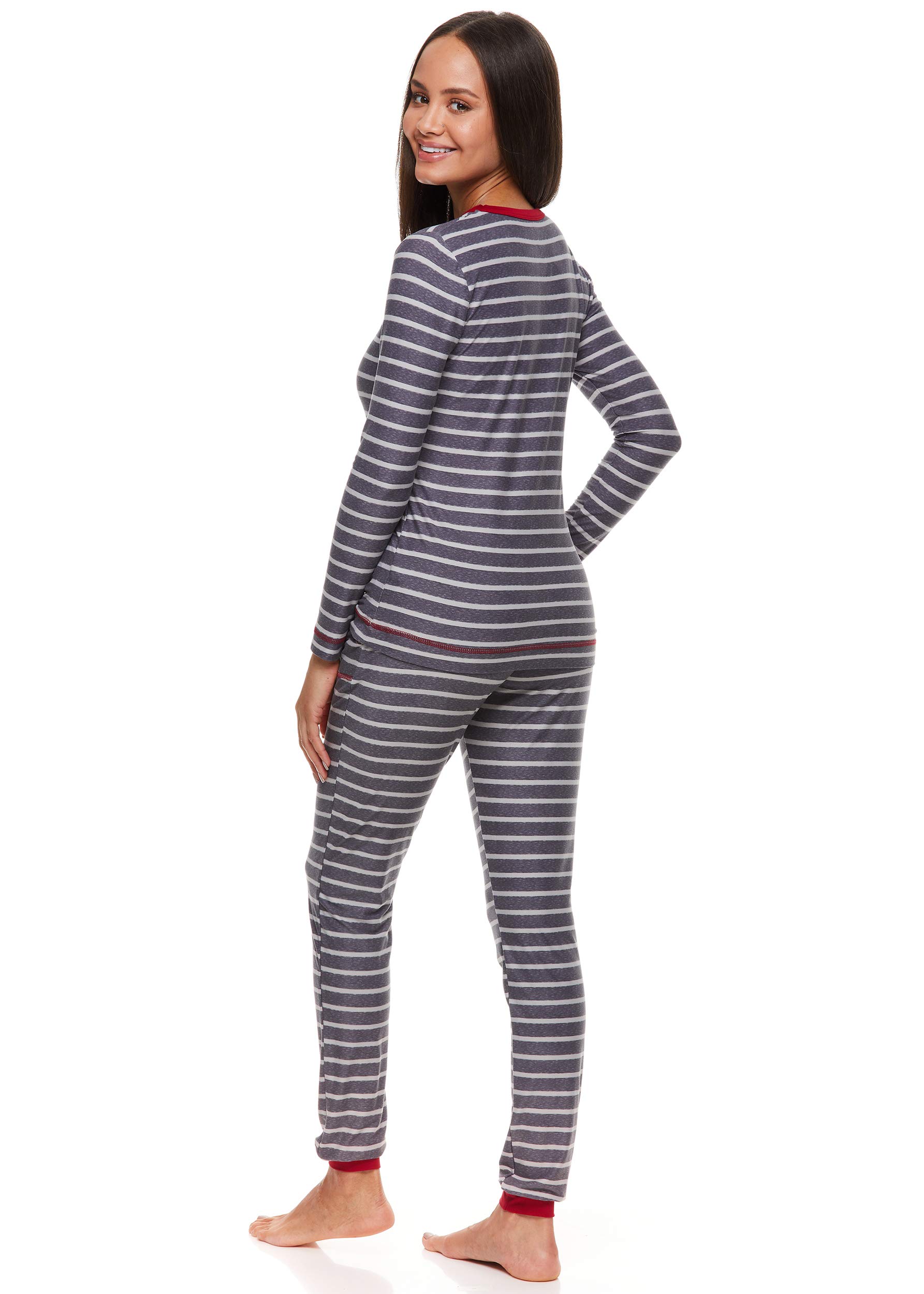 U.S. Polo Assn. Women's 2-Piece Pajama Set - Soft Cotton Sleepwear for Women - Perfect for Lounging, Sleepovers & Cozy Nights at Home