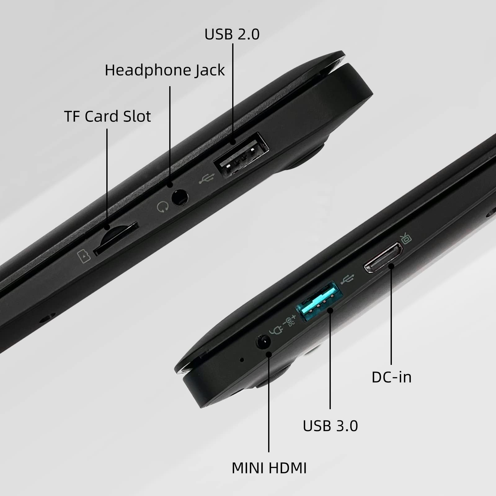 iSTYLE 10.1 Inch Windows 10 Ultra Thin Laptop - Intel Quad Core, 2GB RAM, 32GB Storage, Expandable to 1TB, USB 3.0, WiFi, HDMI, Bluetooth | Portable Netbook for Students, Business Travel & Home Office (Black)