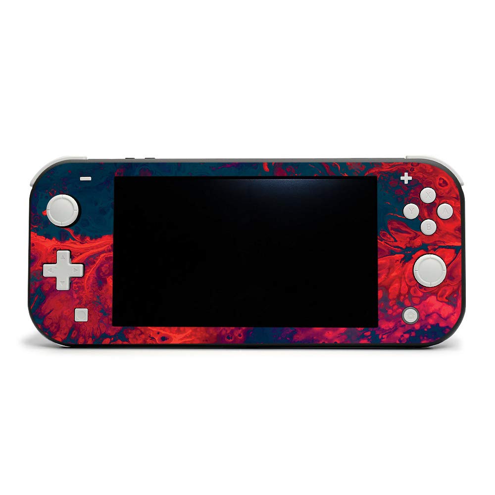 MightySkins Vinyl Decal Wrap Cover for Nintendo Switch Lite - Fiery Flow Design | Protective & Durable Skin | Easy to Apply & Remove | Made in USA | Perfect for Gaming, Travel & Personalization