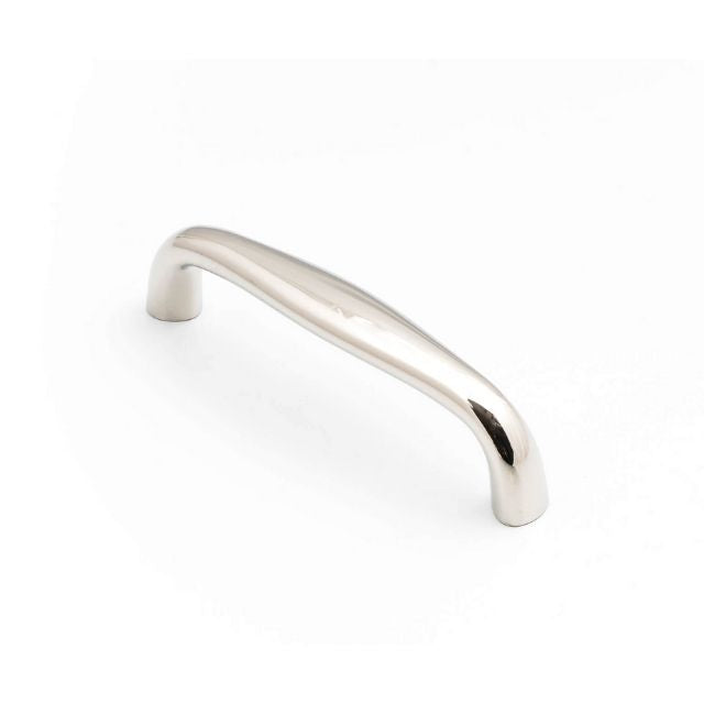 Castella Decade Pull Handle - Polished Nickel Cabinet Hardware for Kitchen & Bathroom - Modern Drawer Pulls for Home Renovation & Furniture Upgrade