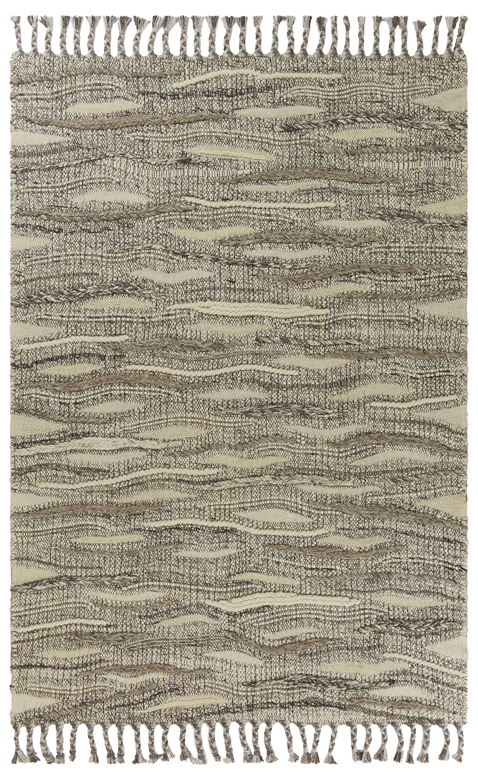 KAS Rugs 5' x 7' Ivory Area Rug - Soft Plush Living Room Carpet for Bedroom, Dining Room & Home Decor