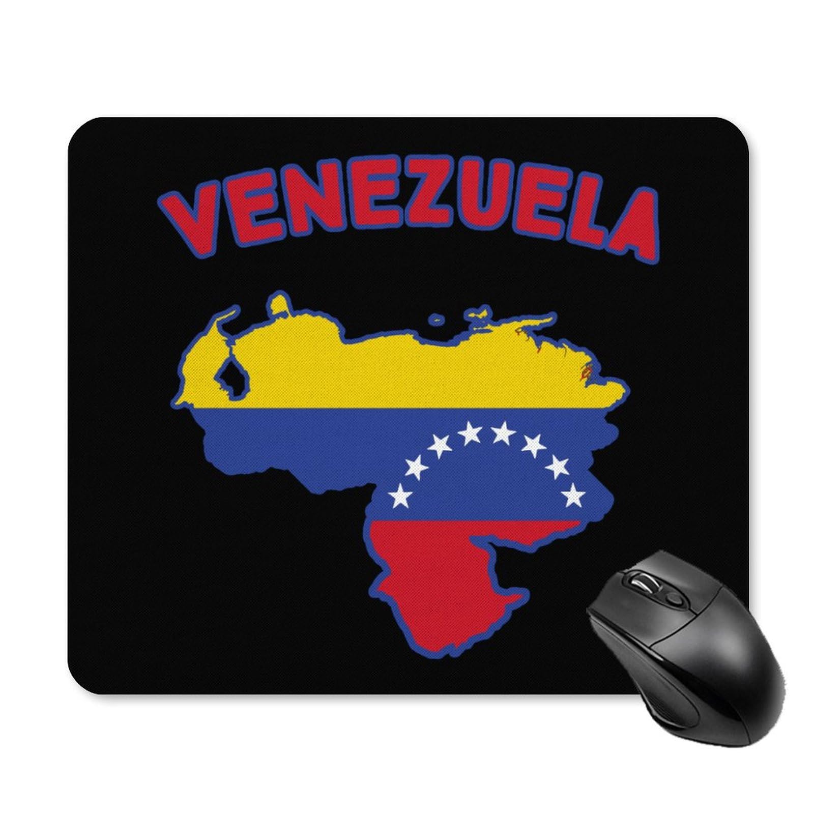 Venezuela Flag Map Mouse Pad - Durable, Non-Slip, Waterproof Gaming Mouse Mat for Home & Office (25x30cm) | Perfect for PC, Laptop, Workstation & Gaming Setup
