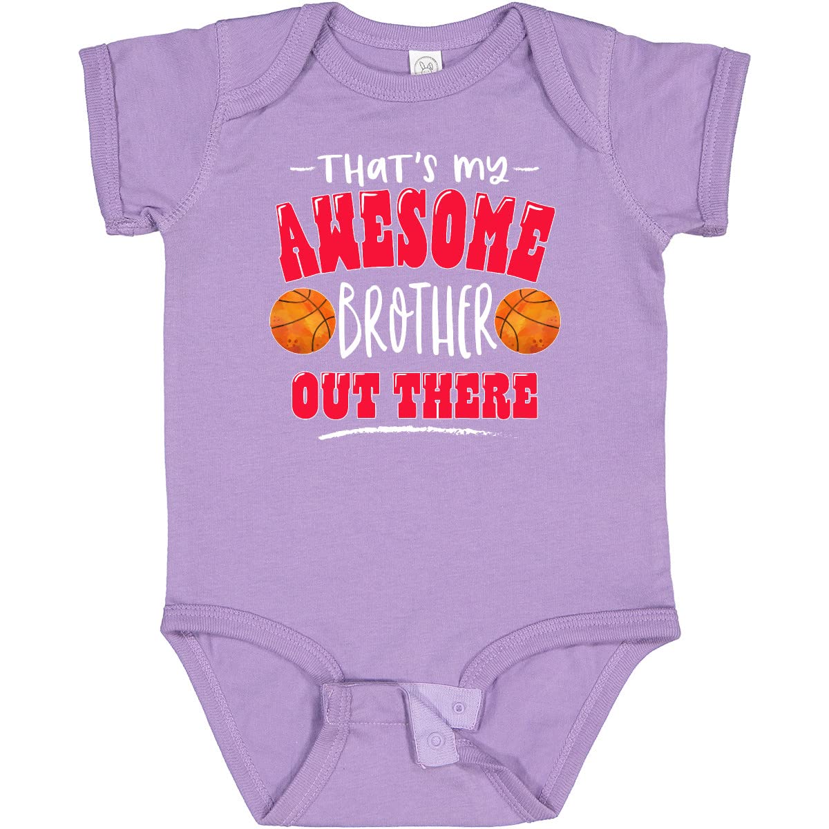 Inktastic Awesome Brother Basketball Baby Bodysuit - Perfect for Game Day & Family Gifts