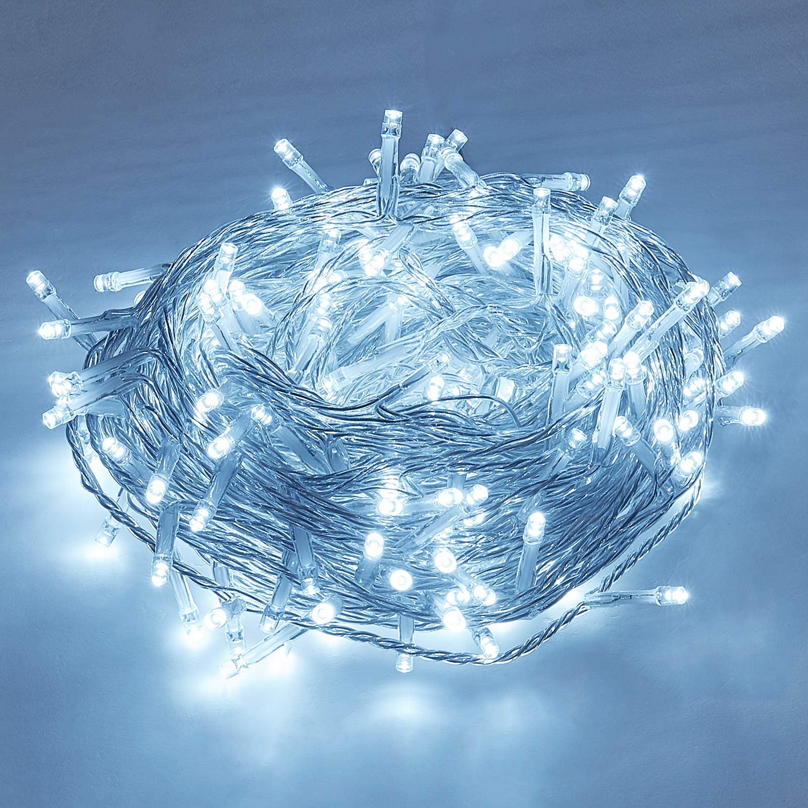 66Ft Christmas Fairy String Lights - 200 LED Warm White Twinkle Lights for Bedroom, Patio, Garden, Party & Holiday Decorations