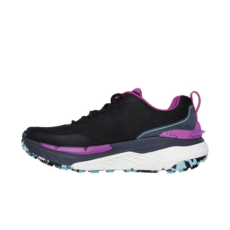 MAX CUSH ELITE TRAIL 2.0 Running Shoes - Black/Purple - Lightweight Cushioned Trail Runners for Men & Women - Perfect for Hiking, Trail Running & Outdoor Adventures