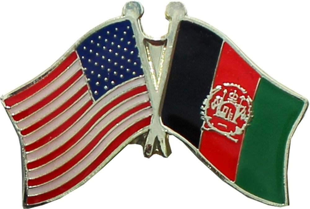 50 Pack USA & Afghanistan Friendship Flag Hat Lapel Pins - Patriotic Accessories for Veterans Day, Parades, Sports Events & Political Rallies