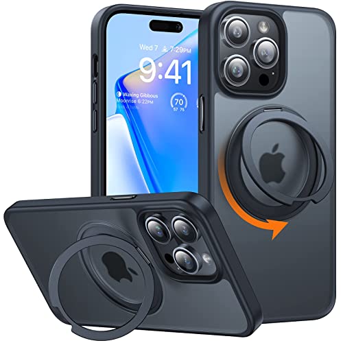 01 360° Rotatable Ring Case Black