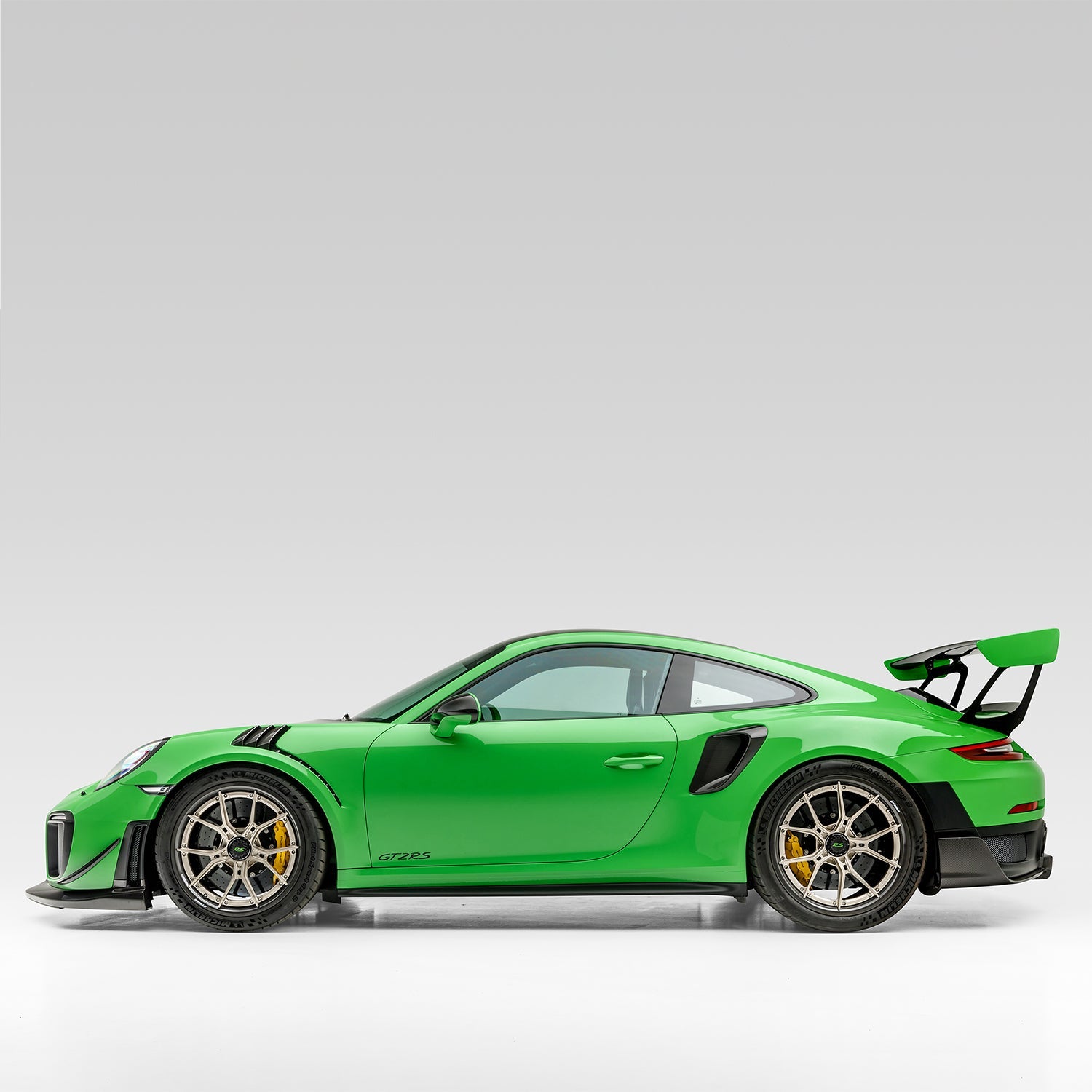 Porsche 991.2 GT2 RS Extended Carbon Fiber Wing Risers - High Performance Rear Spoiler for Track Racing & Street Use