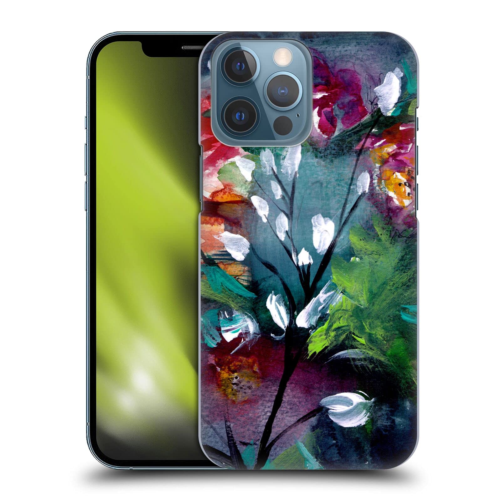 Officially Licensed Mai Autumn Night Floral Garden Hard Back Case for Apple iPhone 13 Pro Max - Durable Protective Phone Cover with Stylish Floral Design - Perfect for Daily Use, Travel & Gift Giving