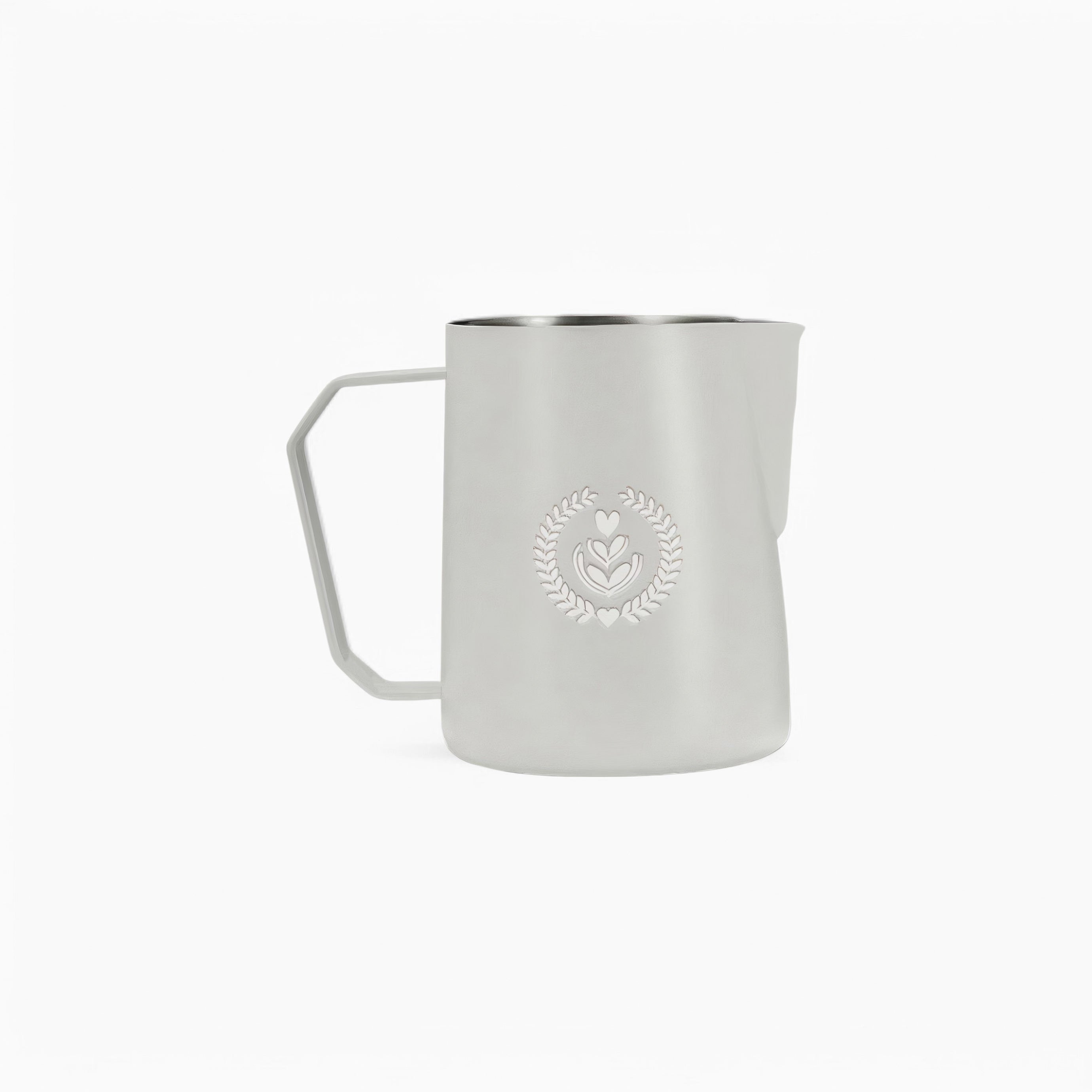 Premium Stainless Steel Latte Art Milk Pitcher - 12oz Barista Coffee Frothing Jug for Perfect Foam & Espresso Drinks - Ideal for Home & Cafe Use