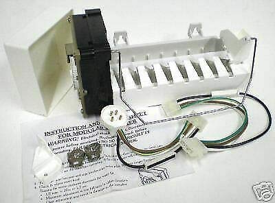 IM943 Refrigerator Replacement Icemaker - Compatible with Multiple Brands - Easy DIY Installation for Fresh Ice at Home (Perfect for Kitchens, Offices, and RVs)