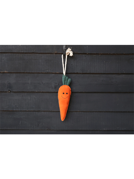 Natural Chew Toy for Dogs - Crunchie the Carrot | Durable & Safe Dog Chew Made from 100% Natural Materials | Perfect for Teething Puppies & Aggressive Chewers | Indoor & Outdoor Play
