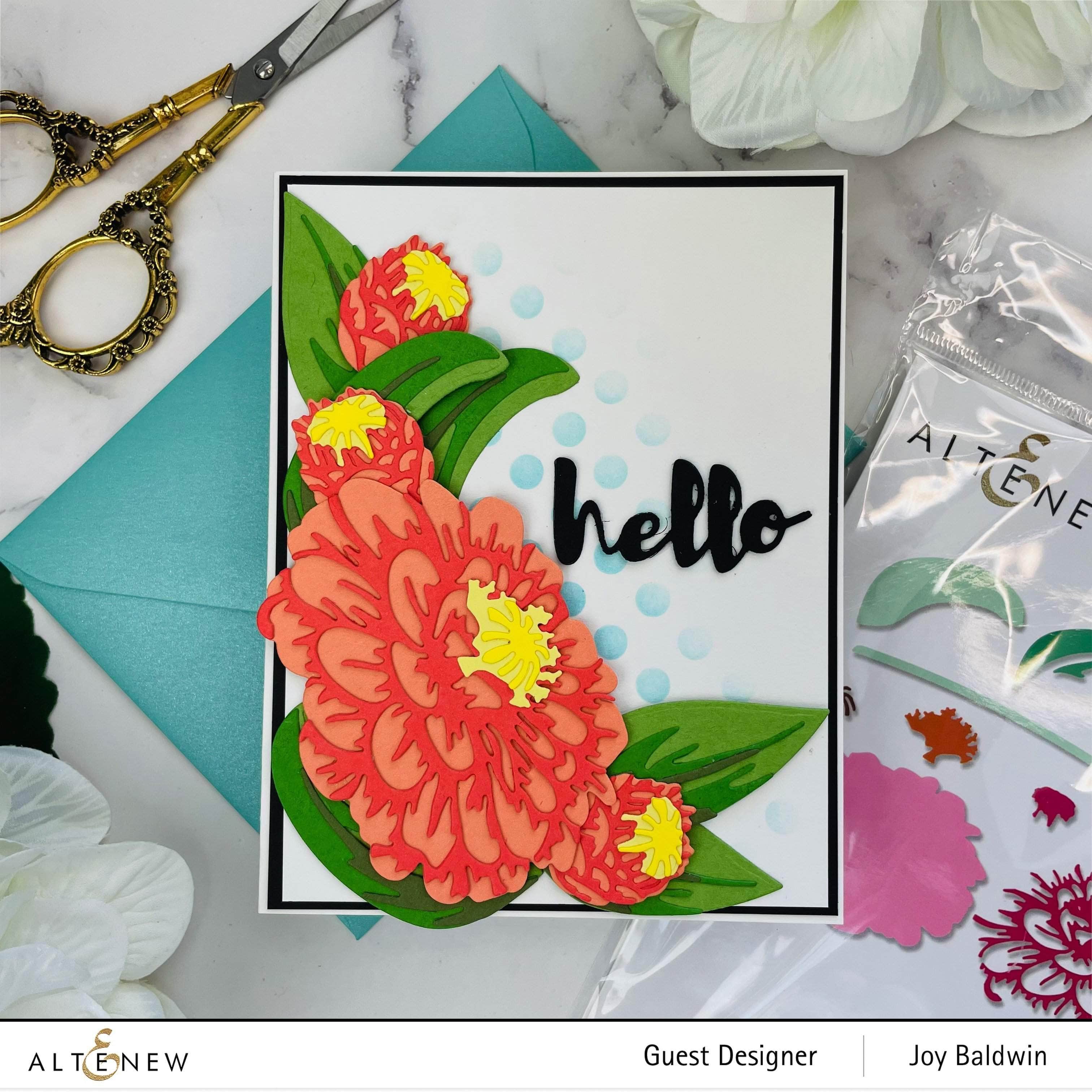 California Giants Layering Die Set for Paper Flower Crafting – DIY Scrapbooking, Card Making & Home Decor Projects