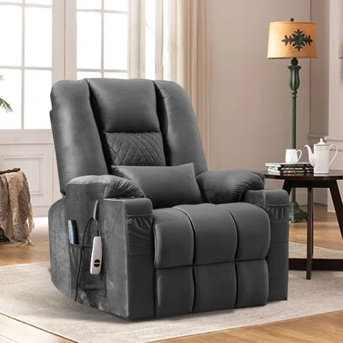 Premium Merino Wool Recliner Cover - Soft & Breathable Chair Protector for Living Room, Office, and Home Theater Comfort