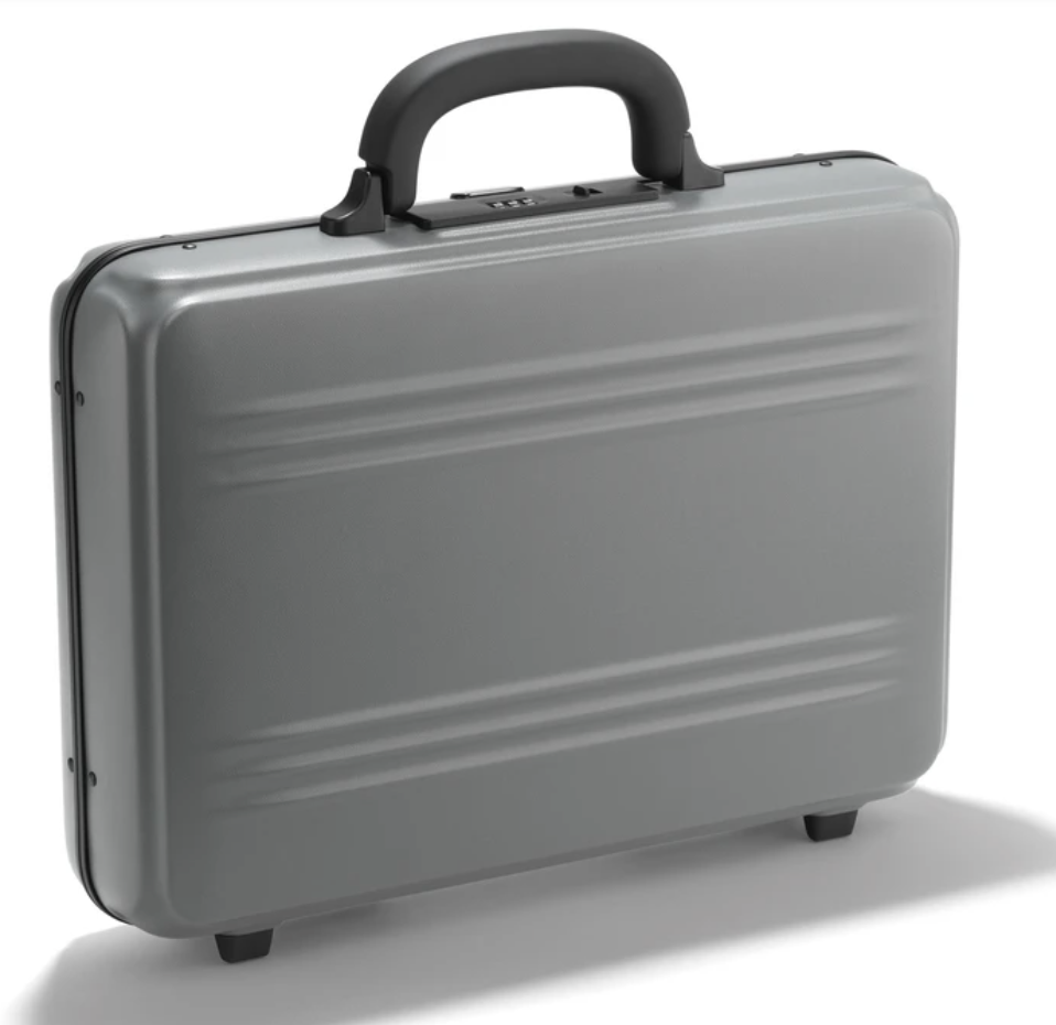 Zero Halliburton Edge Lightweight Small Attache Case 80010 - Durable Aluminum Business Briefcase for Professionals | Perfect for Business Travel, Office Meetings & Executive Carry