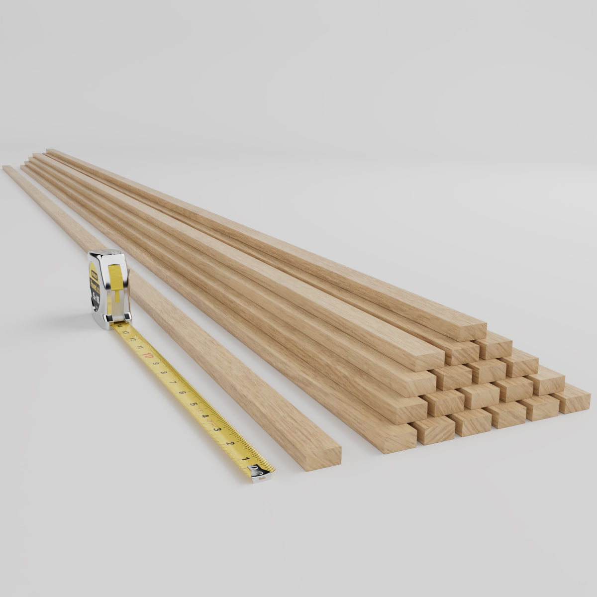 Premium Stain-Grade Hardwood Slats - Traditional Solid Wood Slats for Bed Frames, Furniture & DIY Projects - Perfect for Rustic, Farmhouse & Modern Home Decor