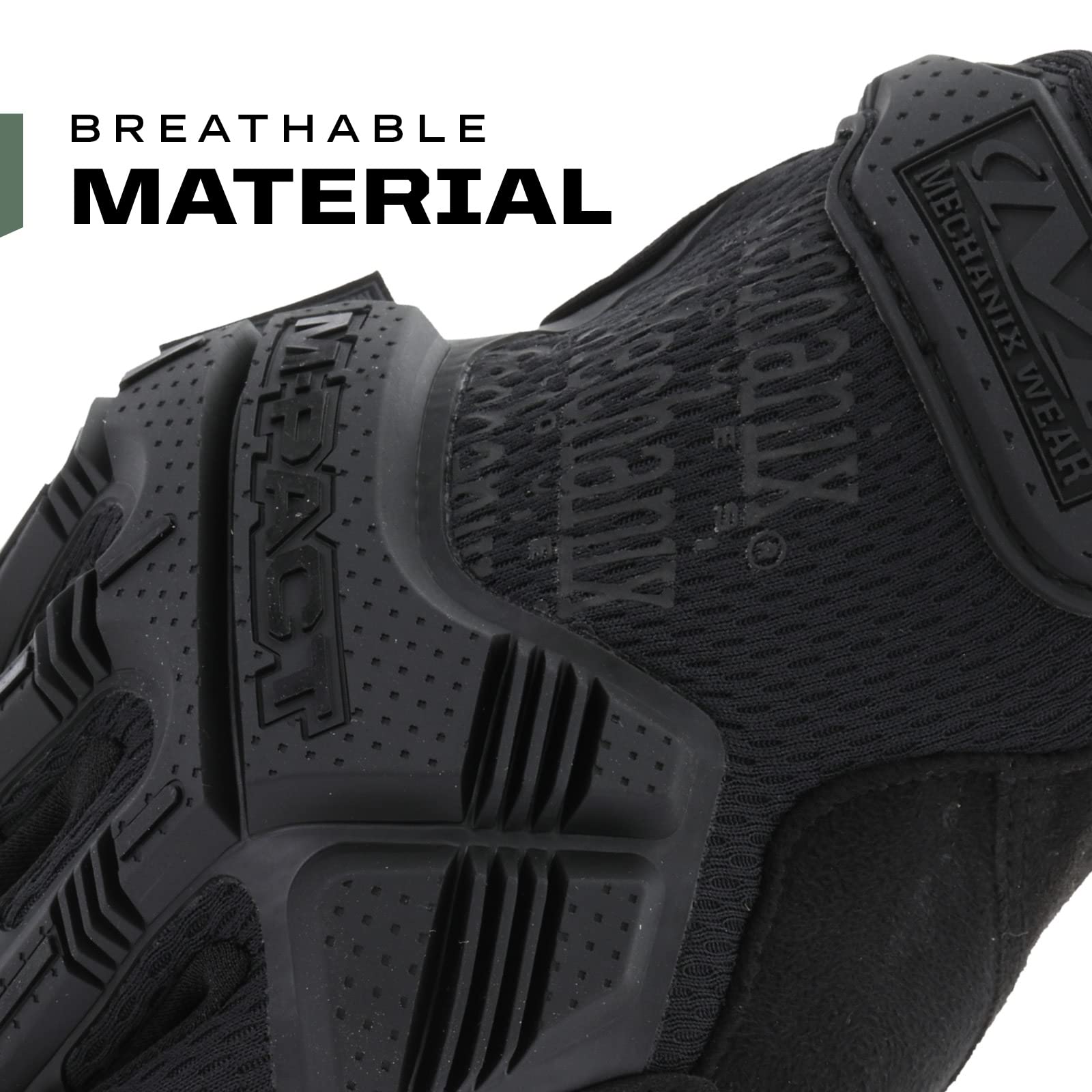 Mechanix Wear M-Pact Covert Tactical Gloves - Secure Fit Touchscreen Safety Gloves for Men with Impact Protection & Vibration Absorption - Ideal for Construction, Shooting, Motorcycling & Outdoor Work (Black, Small)
