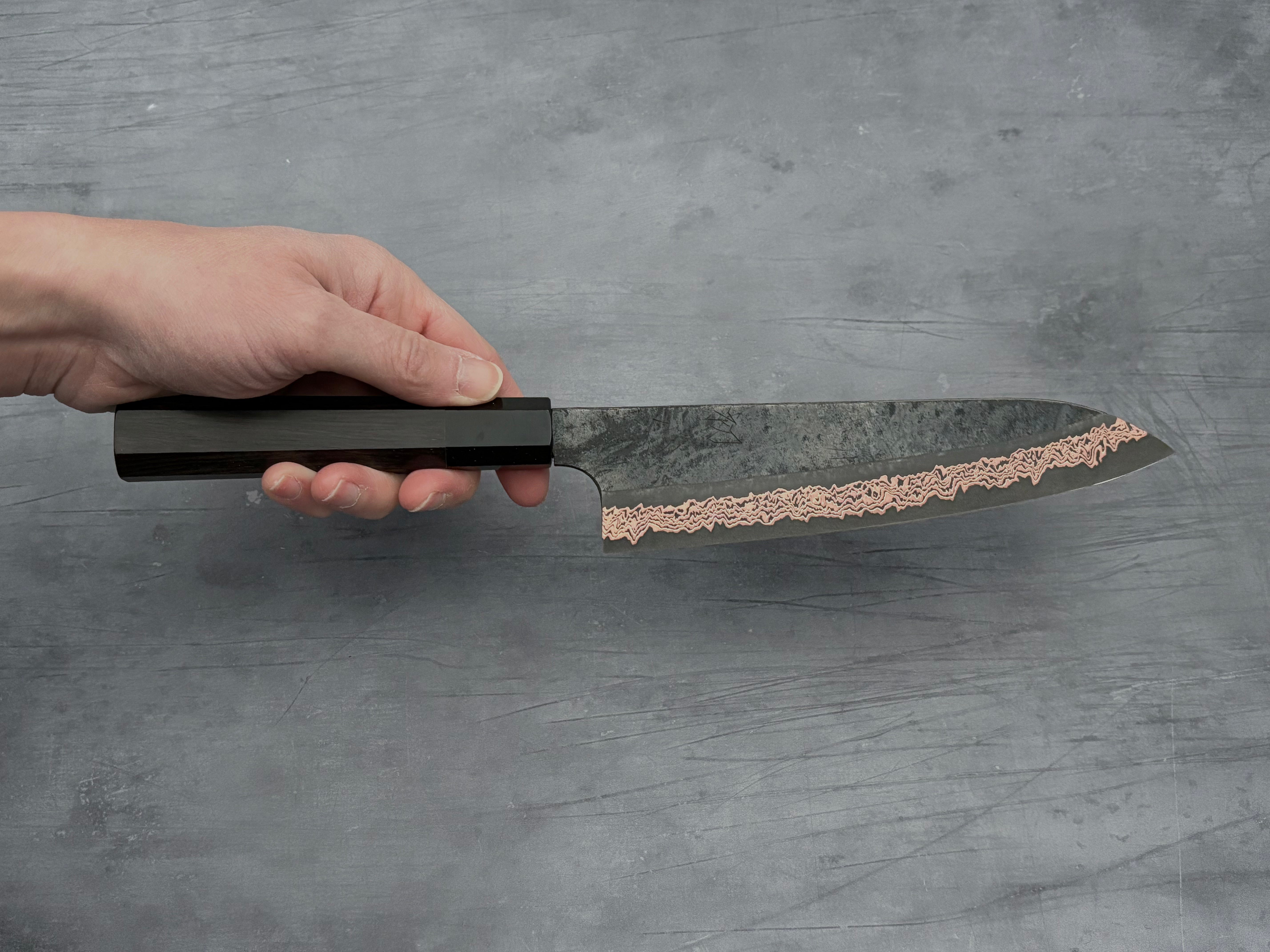 Premium Hatsukokoro Yorokobi Gyuto 210mm Japanese Chef Knife - High Carbon Steel Kitchen Knife for Professional Chefs & Home Cooking, Perfect for Slicing, Dicing & Meat Cutting