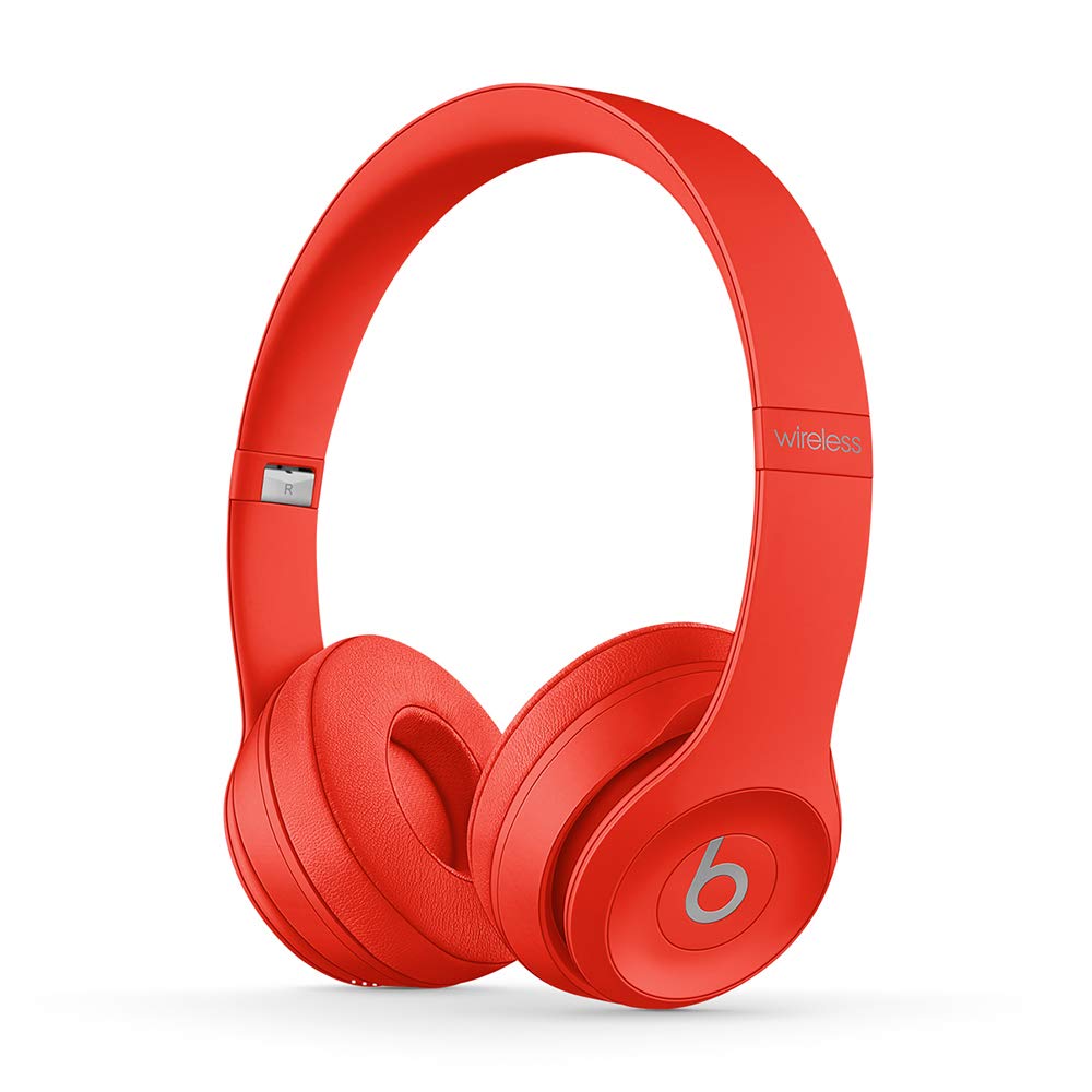 Beats Solo3 Wireless On-Ear Headphones with Apple W1 Chip - 40 Hours Battery Life, Class 1 Bluetooth, Noise Isolation - (Product) RED Edition - Perfect for Travel, Workouts & Commuting