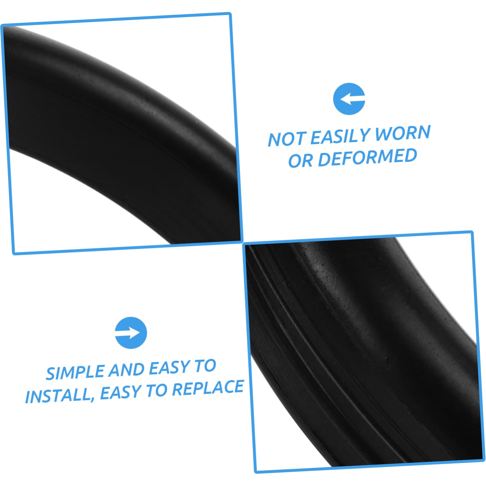 5pcs Milking Machine Sealing Rings - Food Grade Rubber Gaskets for Milk Bucket & Lid Replacement - Durable Dairy Farm Equipment Accessories (Ideal for Cow Milking, Milk Storage & Farm Maintenance)