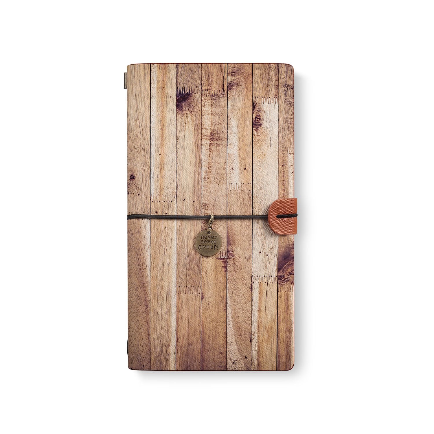 Premium Leather Traveler's Notebook with Wood Cover - Refillable Journal for Writing, Sketching & Planning - Perfect Gift for Writers, Artists & Professionals