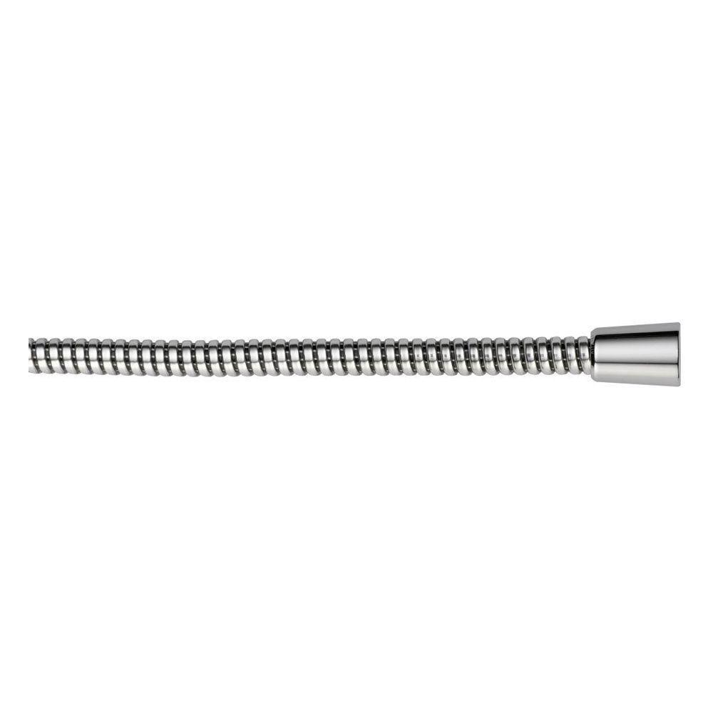 Delta 60 Inch UltraFlex Hand Shower Hose - Chrome Finish with Black/Chrome Ribbon (Model 561333) - Perfect for Bathroom Upgrades & Spa-Like Shower Experience