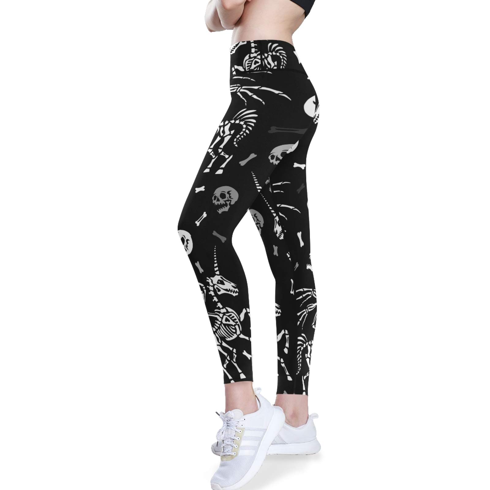 Unicorn Yoga Pants with Hidden Pockets - High Waist Tummy Control Leggings for Women, Workout & Running
