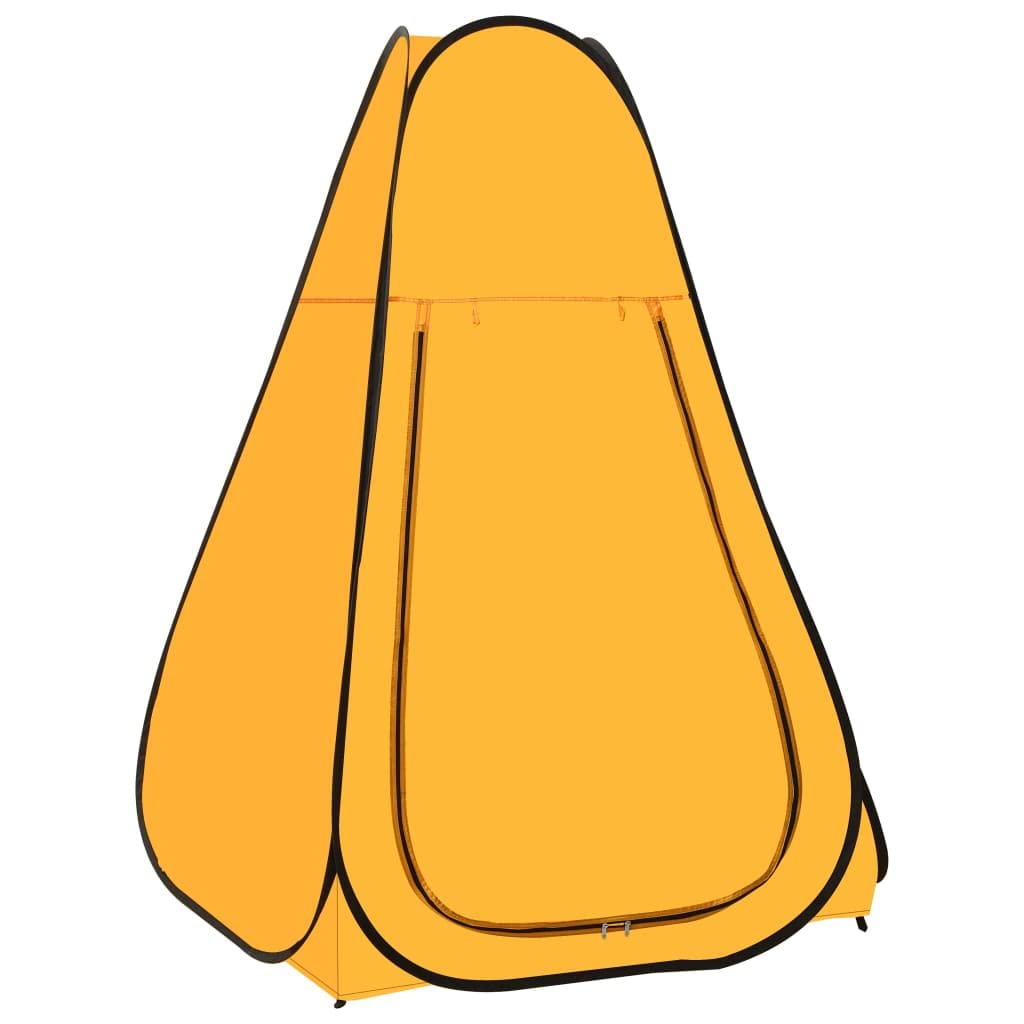 **Portable Pop Up Shower Tent for Camping & Outdoor Activities - Lightweight, Waterproof, Yellow (Ideal for Beach, Pool, Gym & Sports Events)**