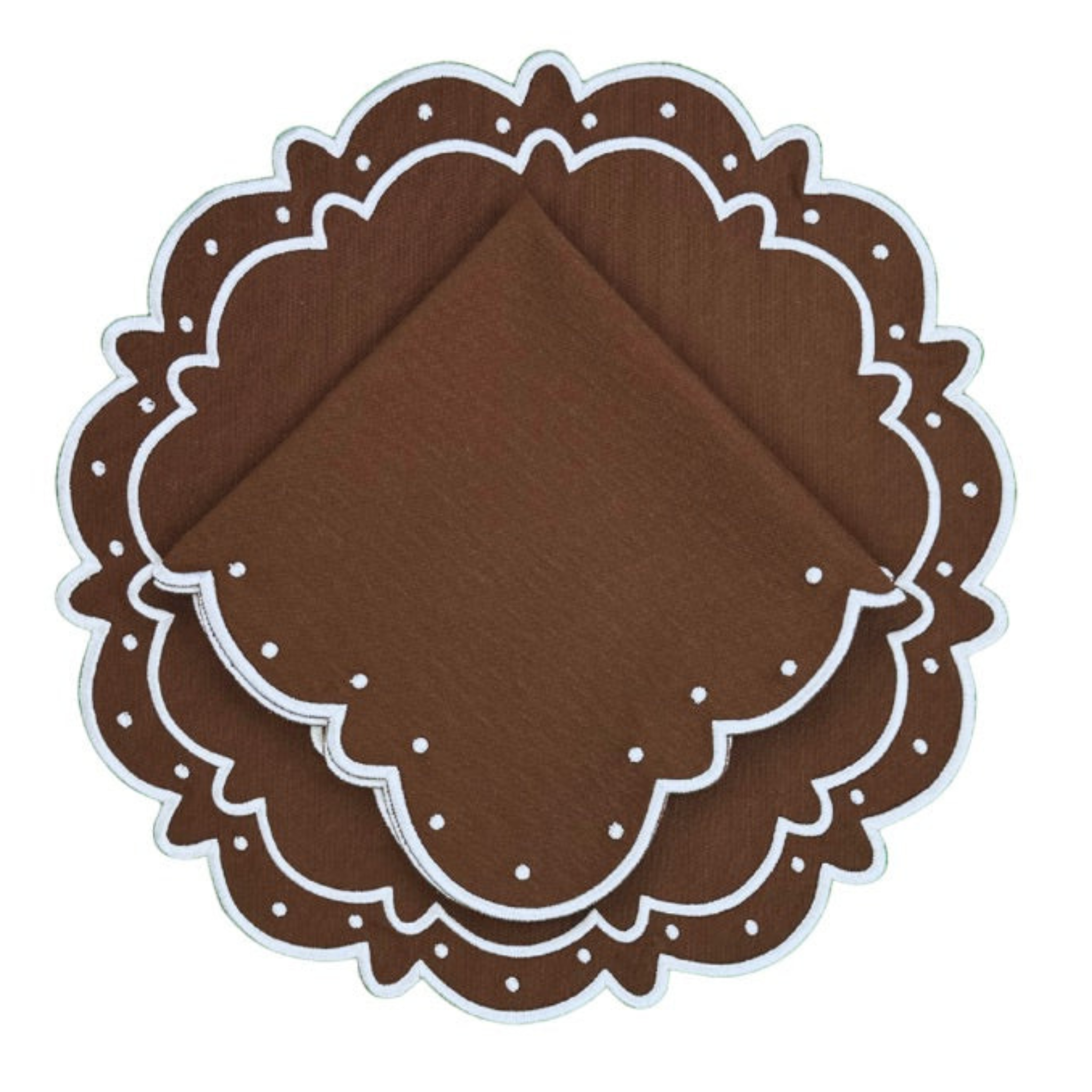 Premium Dark Cocoa Ava Placemats Set of 4 - Waterproof & Heat-Resistant Table Mats for Dining, Kitchen, and Party Decor - Elegant Home & Restaurant Tableware Accessories