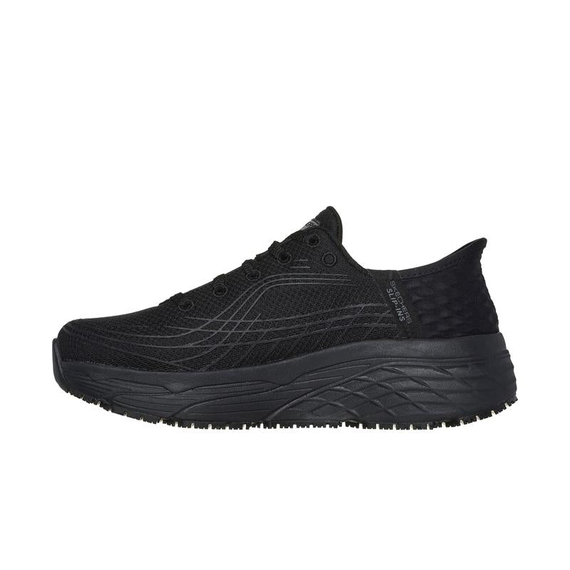 SLIP INS: MAX CUSHIONING ELITE SR 108172/BLK - Running Shoes for Men with Superior Comfort & Support - Perfect for Marathon Training & Long-Distance Running