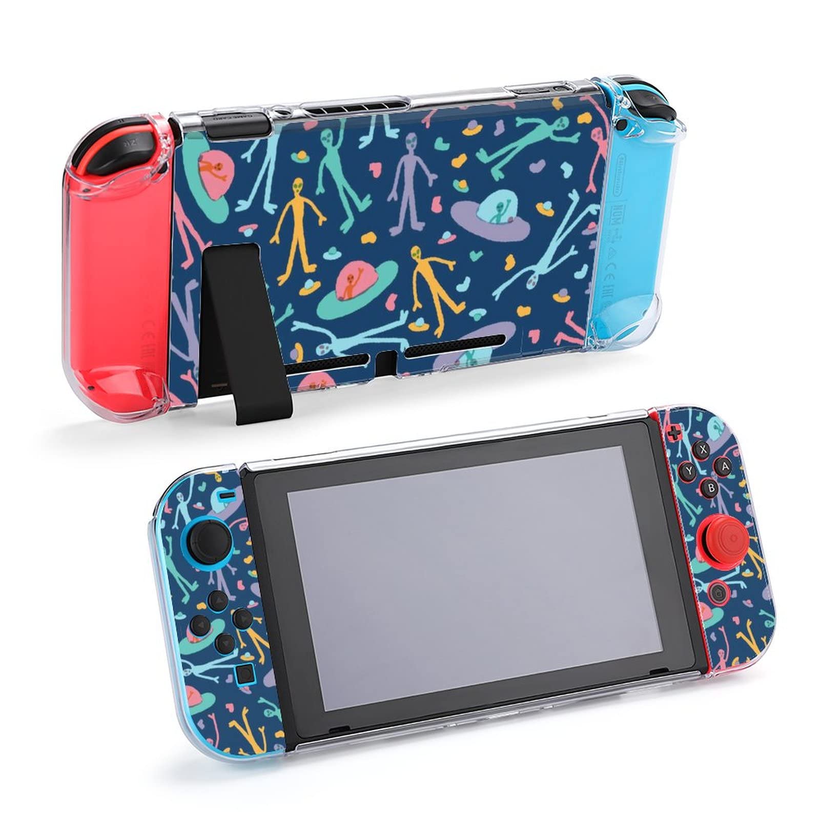 Funny Alien Nintendo Switch Protective Case - Shock-Absorption & Anti-Scratch Design - Perfect for Gaming, Travel & Everyday Protection