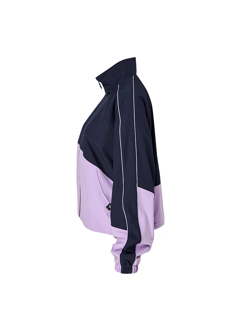 Stylish Color Block Windbreaker Jacket for Men & Women - Lightweight, Water-Resistant Outdoor Coat for Running, Hiking & Travel