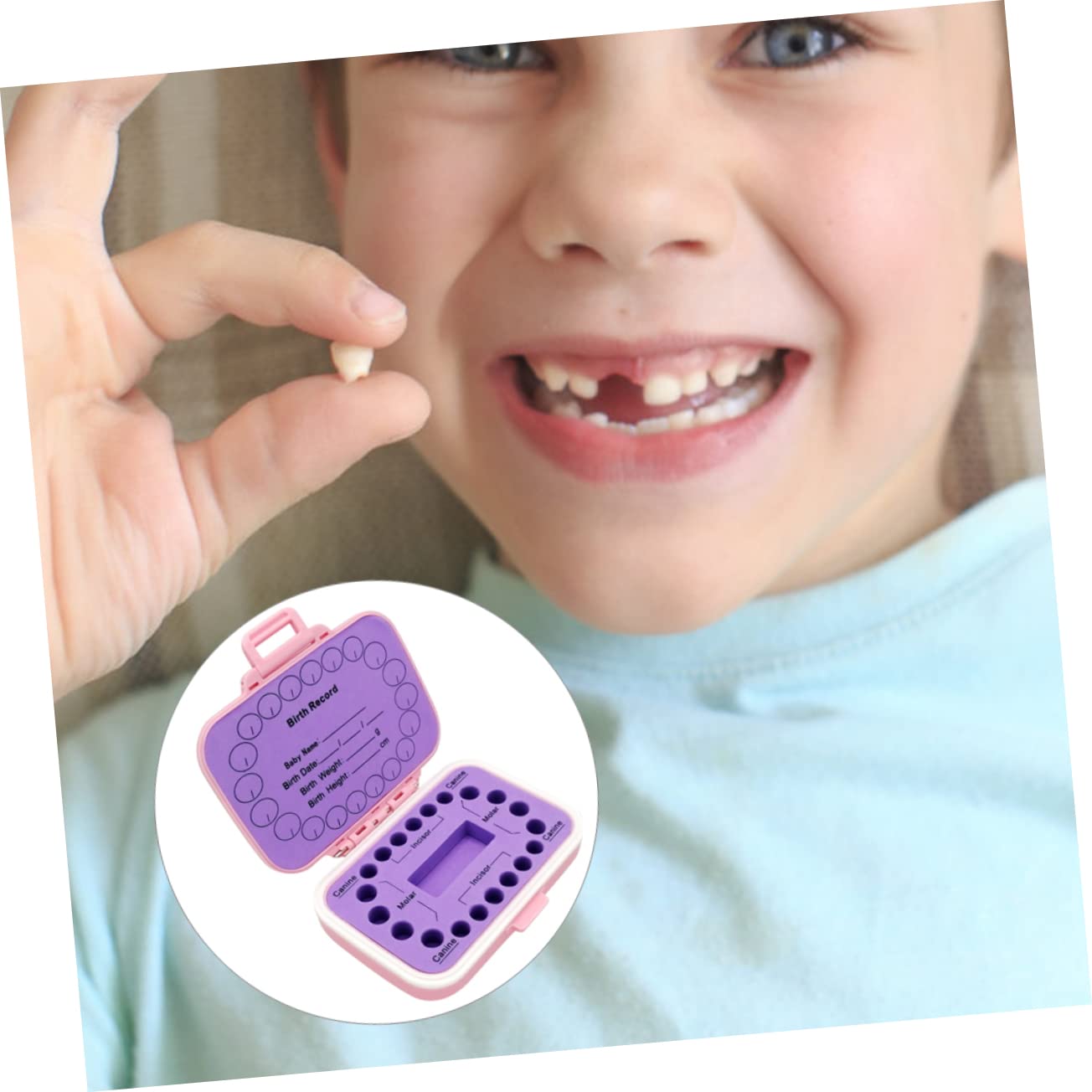 Beautiful First Tooth Keepsake Box - Baby Tooth Storage Container for Lost Teeth | Perfect for Baby's First Tooth, Tooth Fairy Gifts & Childhood Memories
