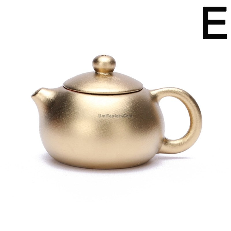Premium Yixing Clay Xi Shi Mini Teapot - Authentic Chinese Purple Clay Teapot for Gongfu Tea Ceremony | Perfect for Oolong, Pu-erh & Green Tea Brewing | Ideal Gift for Tea Lovers & Home Decor