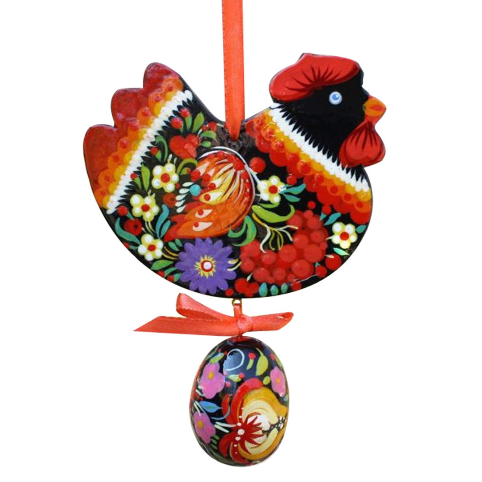 Laser Cut Wooden Easter Ornaments - Hanging Easter Tree Decor with Egg & Bunny Designs - Perfect for Easter Party, Home Decoration, and Spring Festival Gifts