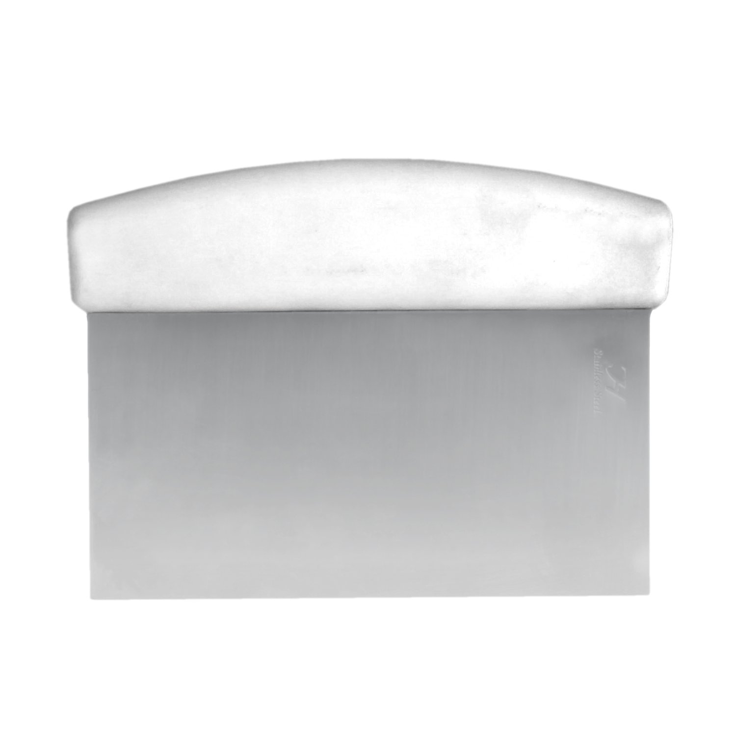 Excellanté 6x4 Inch Plastic Dough Scraper - Perfect for Baking, Cooking & Pastry Making | Kitchen Essential for Bread, Cookies & Pizza Dough