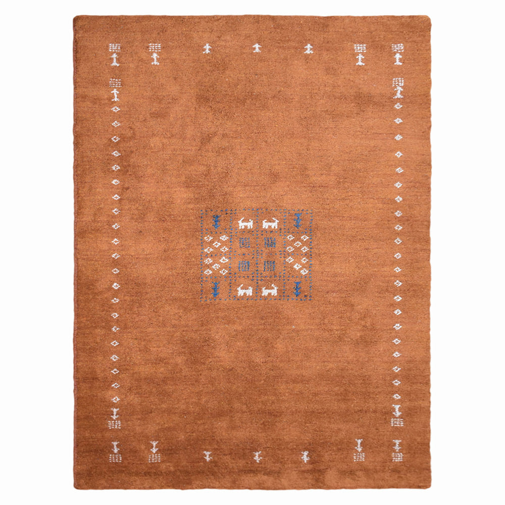 Handmade Poise Hand Knotted Area Rug - Premium Wool Living Room Carpet for Home Decor, Bedroom & Office