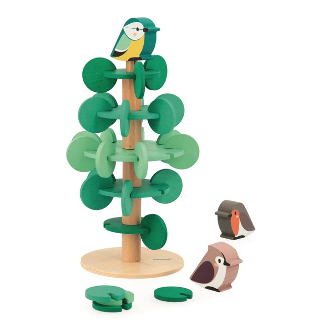 Janod Wooden Tree Puzzle - 37 Piece Educational Toy for Kids, Perfect for Learning & Playtime at Home or School