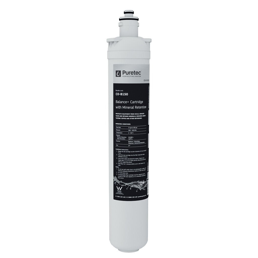 Puretec CO B150 Replacement Water Filter Cartridge - NSF Certified for Clean & Safe Drinking Water - Perfect for Under Sink, Refrigerator & RV Use