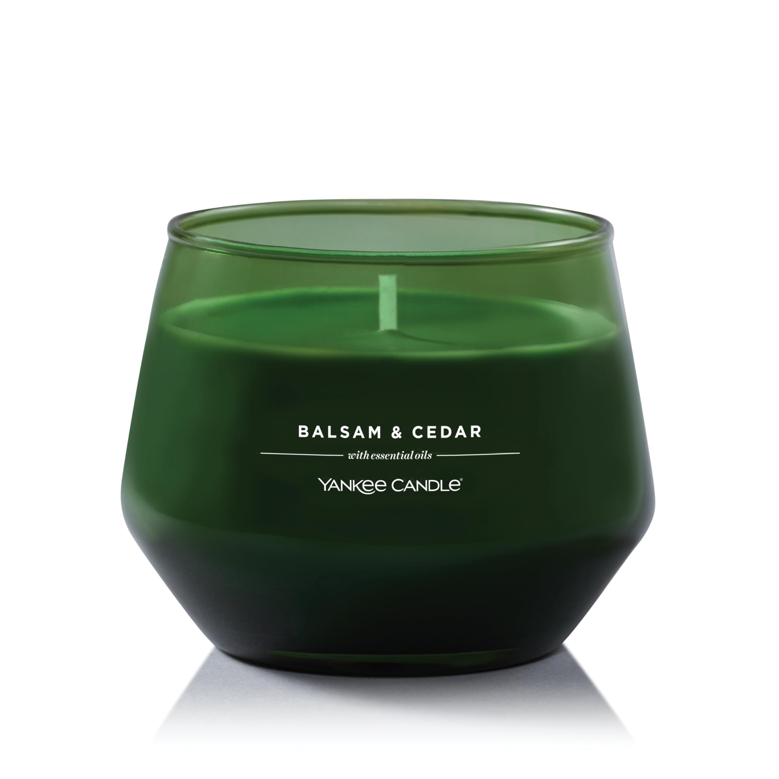 Yankee Candle® Balsam & Cedar Scented Jar Candle - Holiday Home Decor, Christmas Gift & Aromatherapy for Relaxation