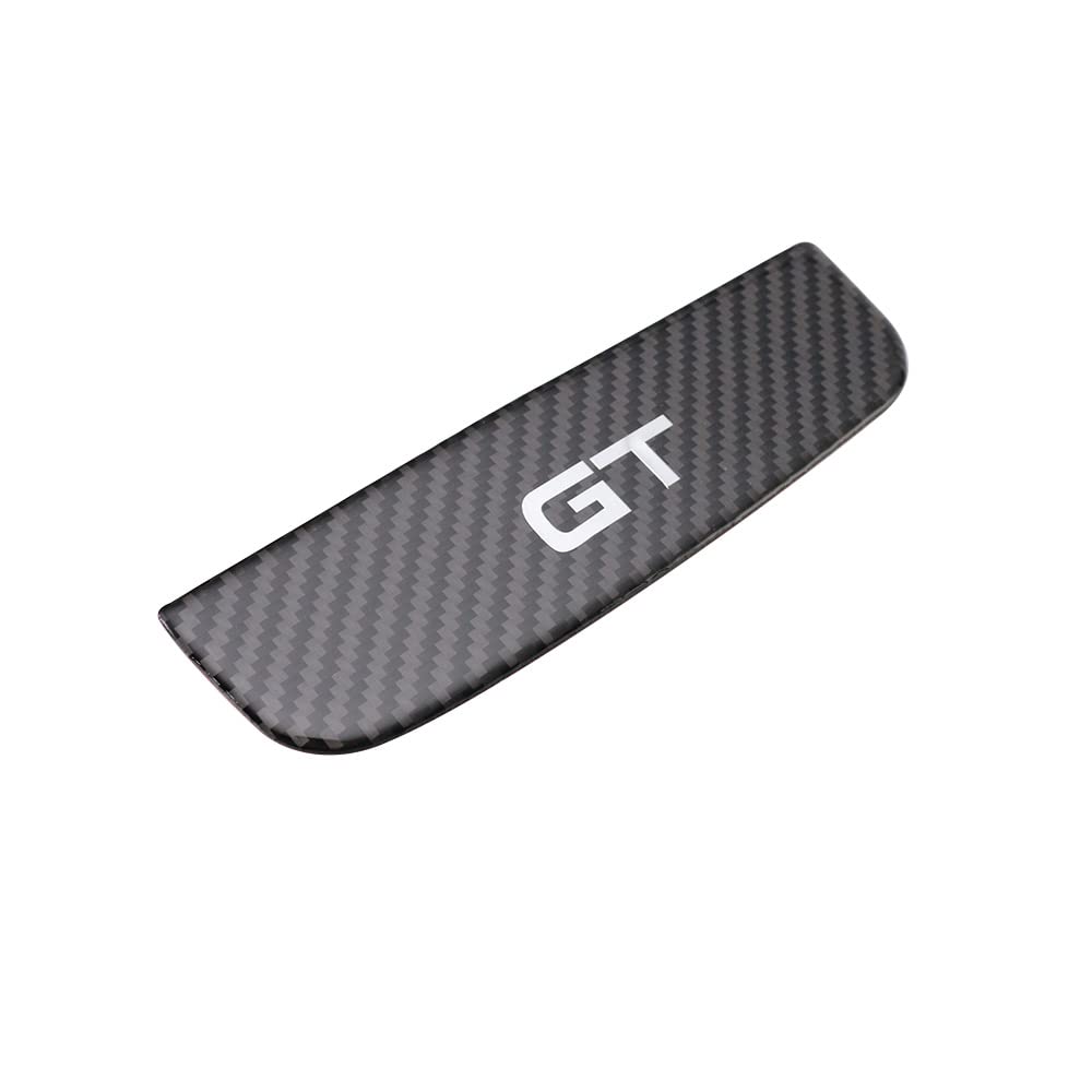 Carbon Fiber Sticker Organizer Tray & Trim Cover for Ford Mustang 2015-2020 GT - Interior Panel Accessories | Perfect for Car Storage, Customization & Dash Protection