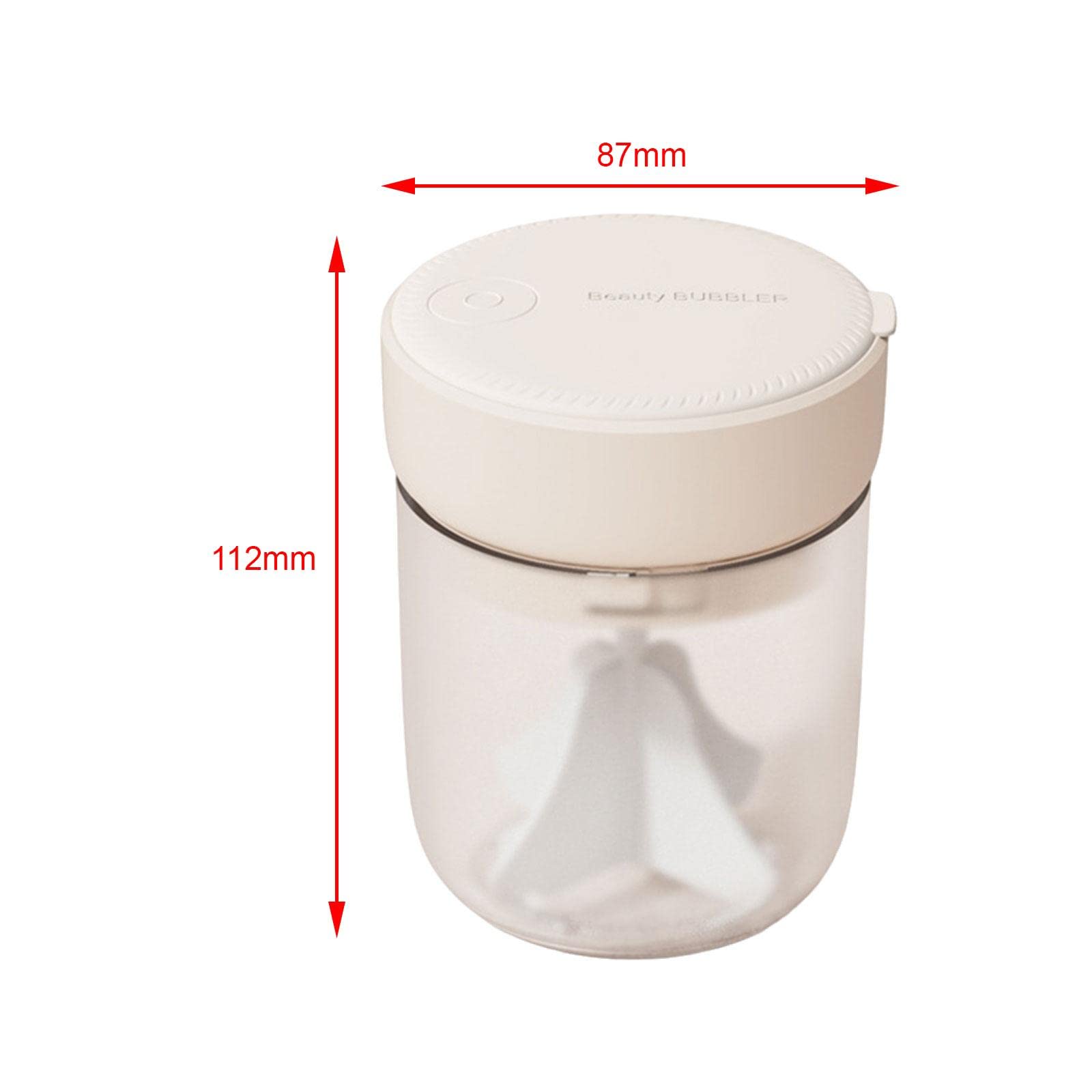 Portable Foam Maker for Face Wash & Skincare - White | Home & Travel Use