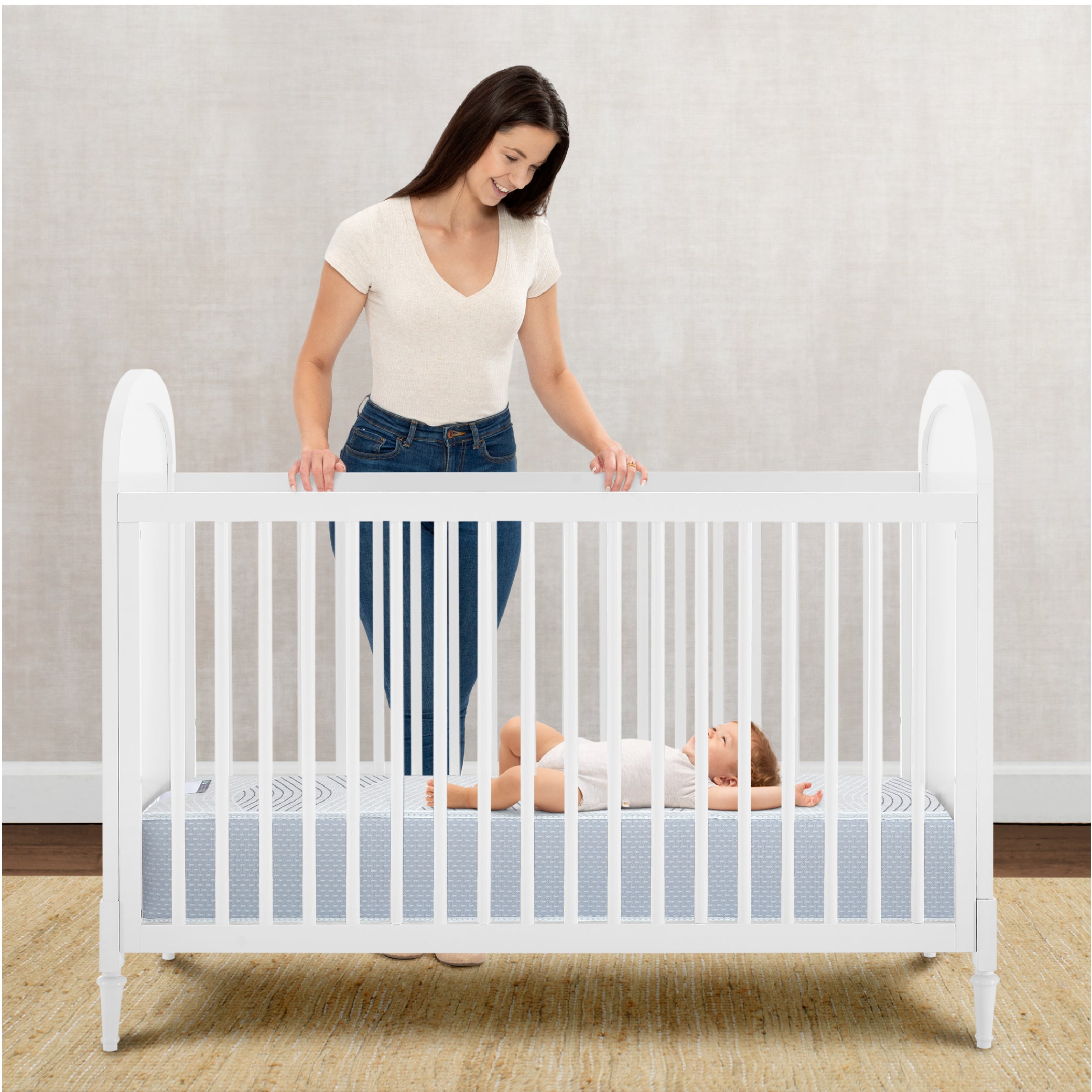 Serta iComfort EverCool® Crib & Toddler Mattress - Breathable Baby Mattress for Cool Sleep, Waterproof & Hypoallergenic - Perfect for Nursery, Daycare & Travel