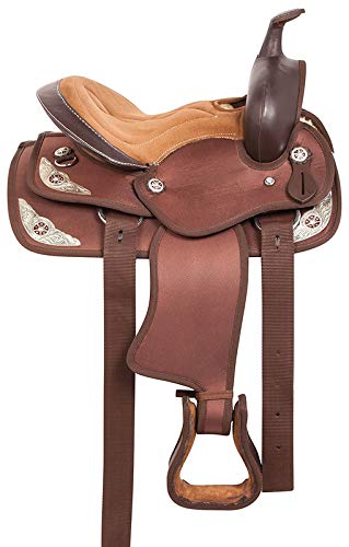 Premium Synthetic Western Horse Saddle - 14