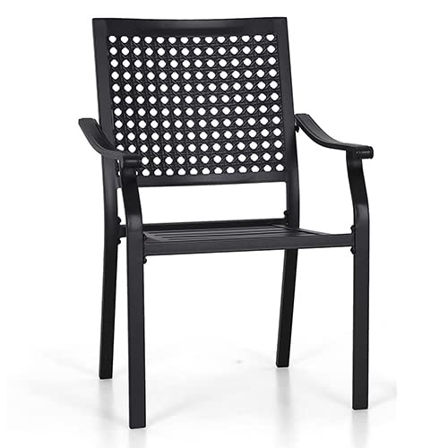 Round Hole Back Chair