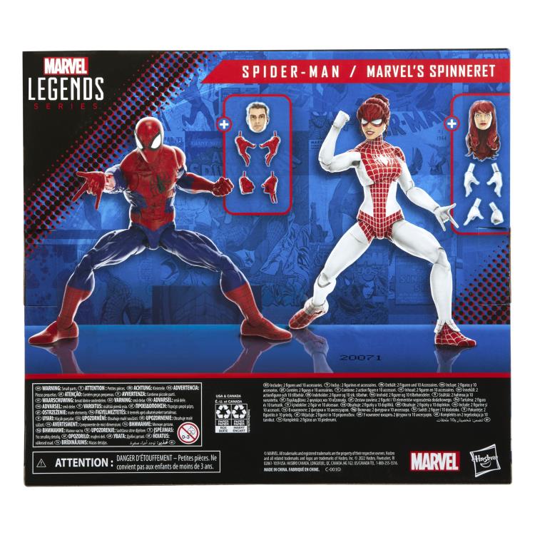 Marvel Legends Amazing Spider-Man & Spinneret Action Figure 2-Pack – Collectible Superhero Toys for Display & Play | Perfect for Marvel Fans & Collectors