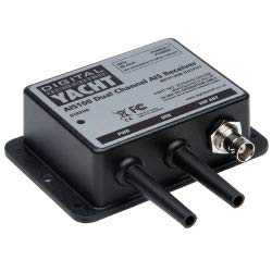 AIS100 USB AIS Receiver for Marine Navigation - NMEA 0183/2000 Compatible Boat Tracking Device with Real-Time Vessel Data for Sailing, Fishing & Water Sports