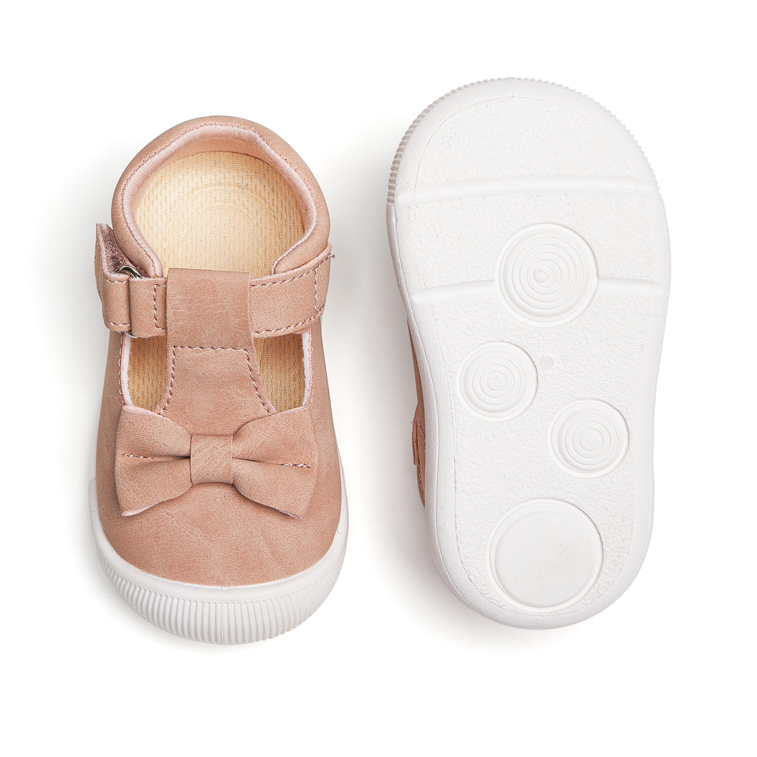 Felix & Flora Soft Sole Baby Dress Shoes for Infants - Non-Slip Rubber Sole Moccasins for First Walkers & Crib Shoes | Perfect for Special Occasions, Playtime & Everyday Wear