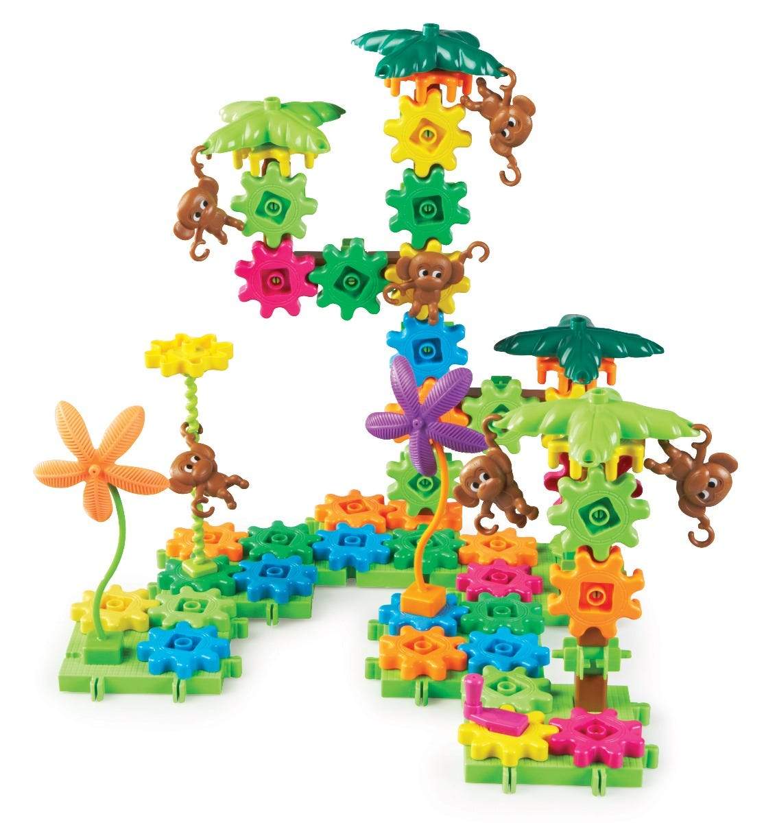 Gears! Gears! Gears!® Movin' Monkeys™ STEM Building Set - Educational Construction Toy for Kids Ages 3+ - Perfect for Classroom Learning & Creative Play at Home